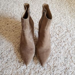 Banana Republic suede booties